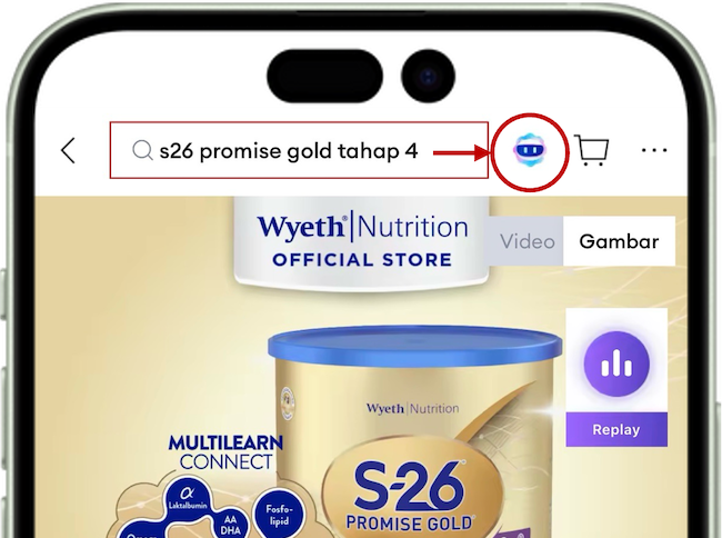 Lazada Nestle AI LazzieCHat